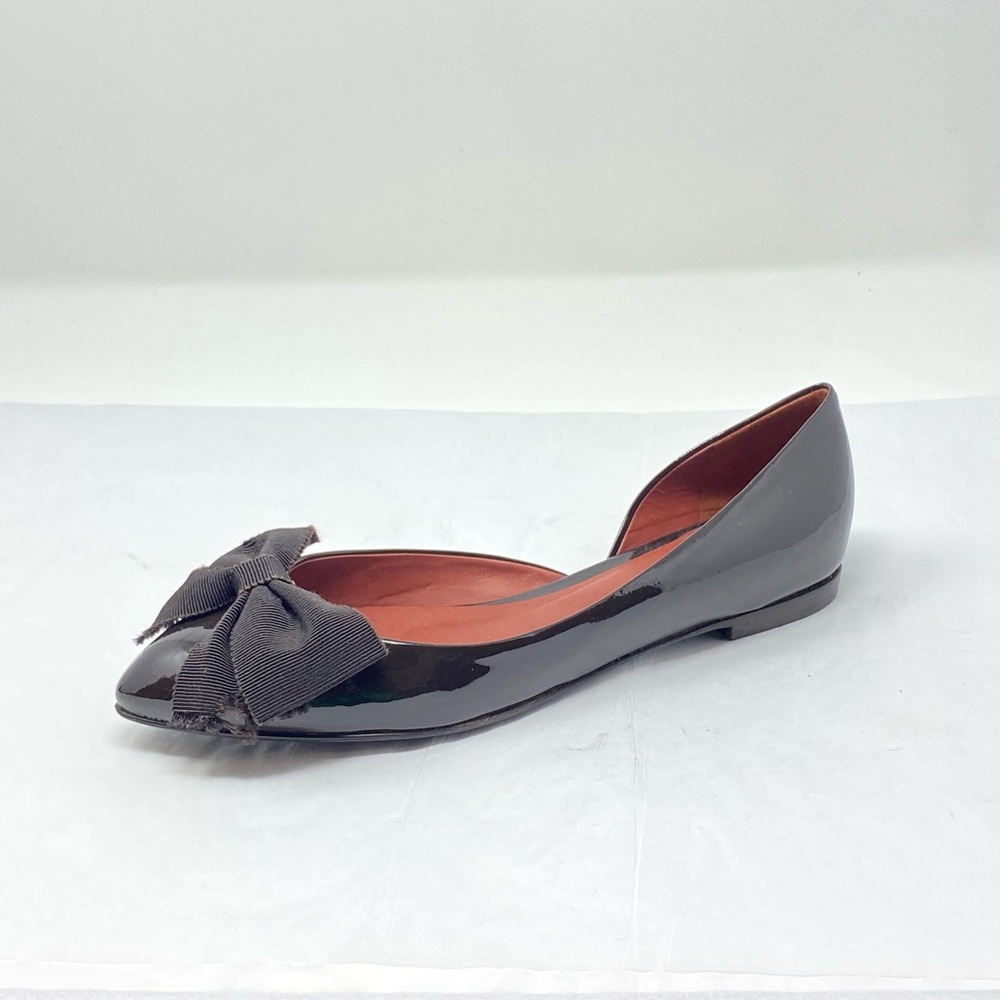 ❤️Bottega Veneta Patent Leather D’Orsay Ballet Flats